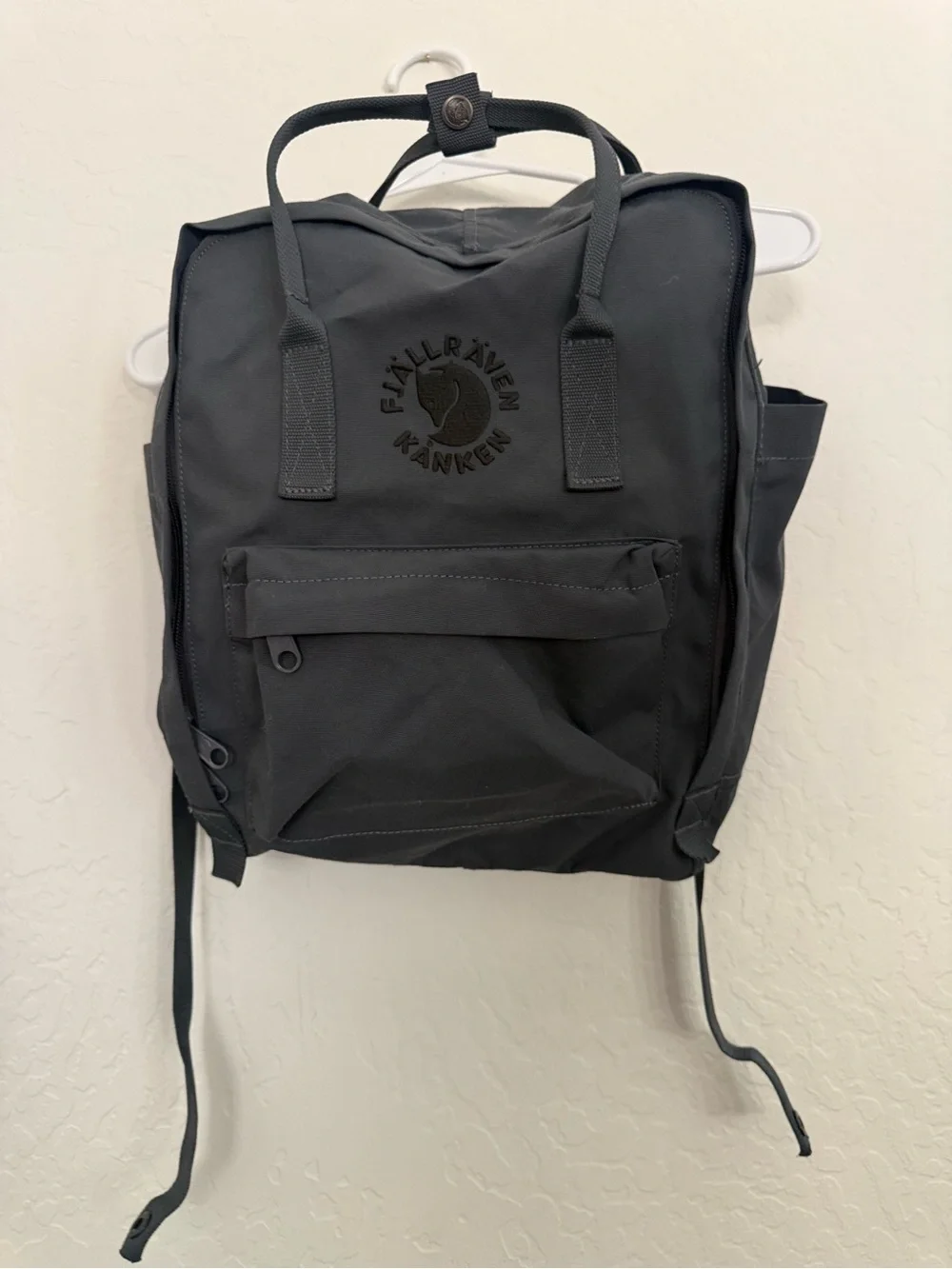 Fjallraven Kånken Backpack in Dark Gray with Dark Gray Logo